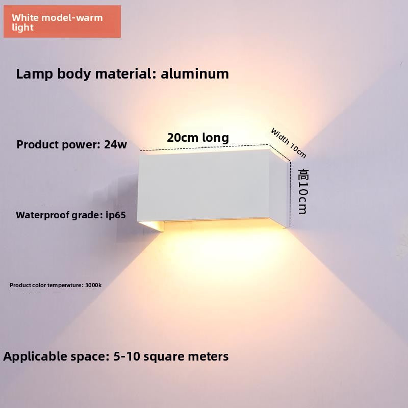 Adjustable Dual Head Outdoor Wall Light
