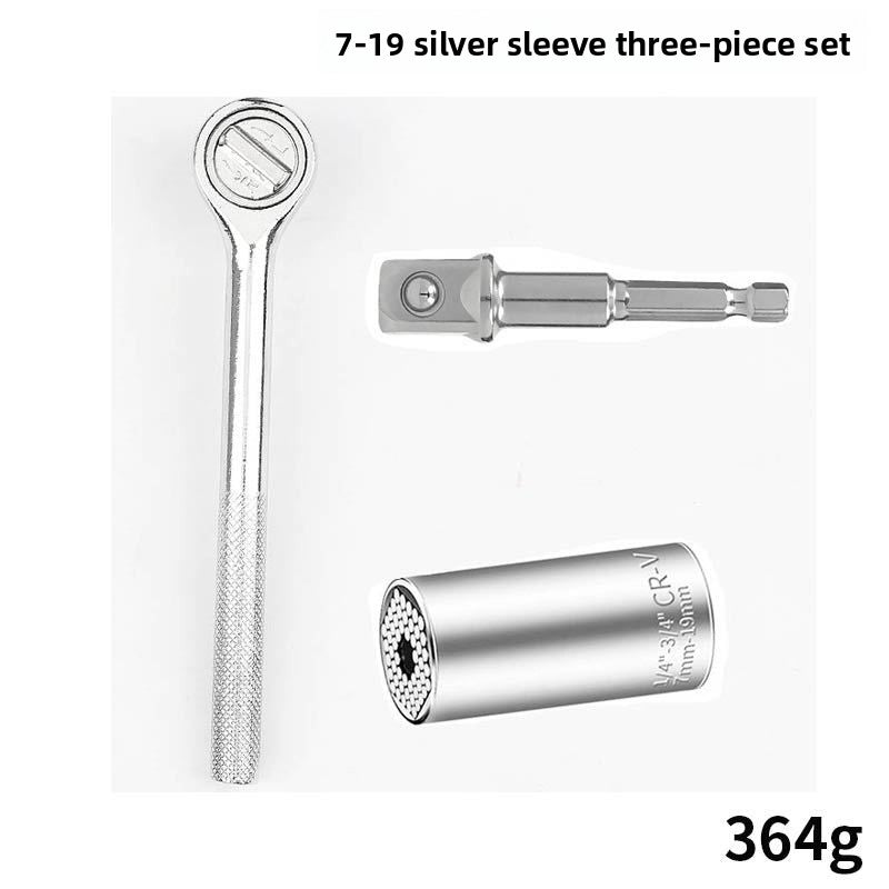 Adjustable Dual Head Ratchet Extension Wrench Set