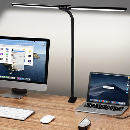 Adjustable Dual Head USB LED Desk Lamp