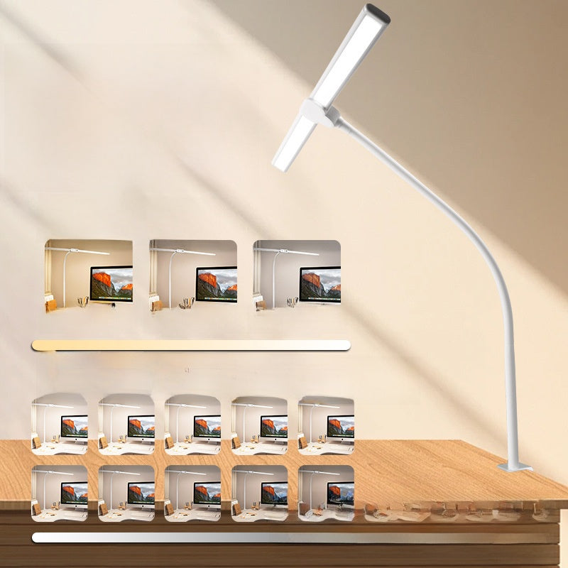 Adjustable Dual Head USB LED Desk Lamp