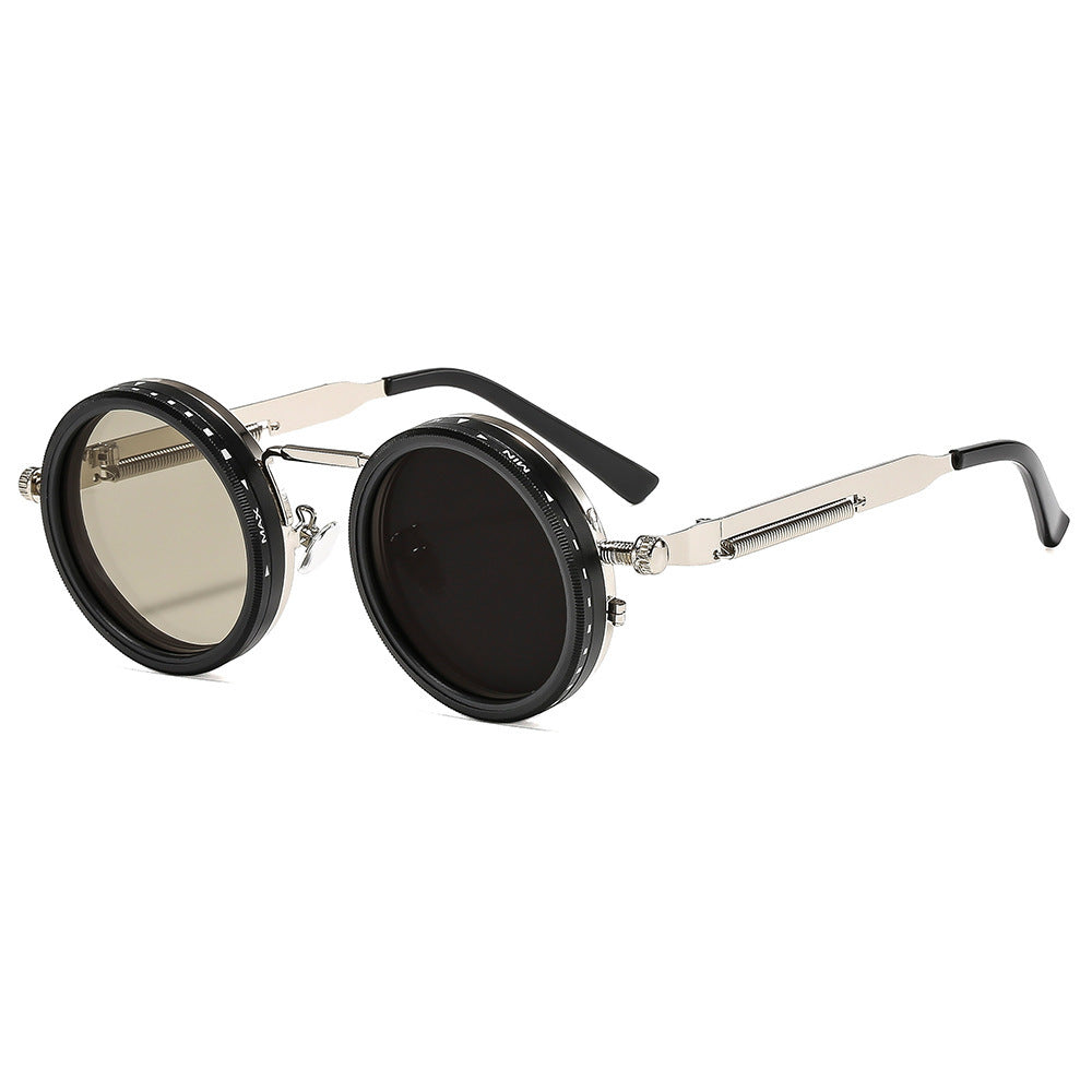 Adjustable Dual Polarized Sunglasses with Aluminum Frame