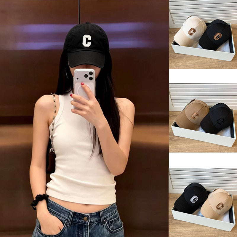 Adjustable Duckbill Baseball Cap with Embroidery