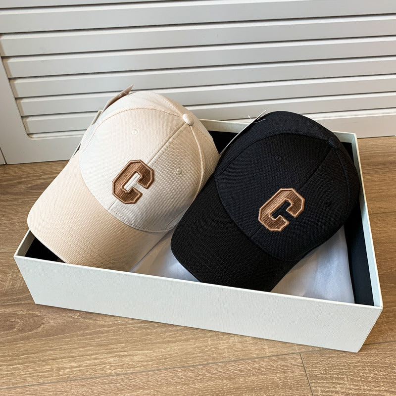 Adjustable Duckbill Baseball Cap with Embroidery