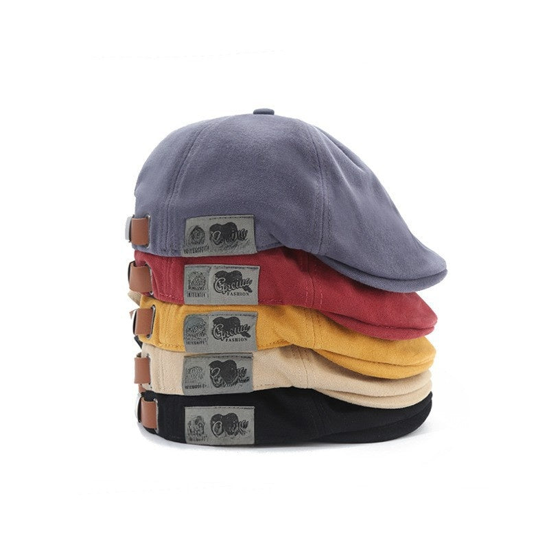 Adjustable Duckbill Beret Cap