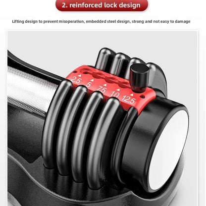 Adjustable Dumbbell Set for Home Fitness Training