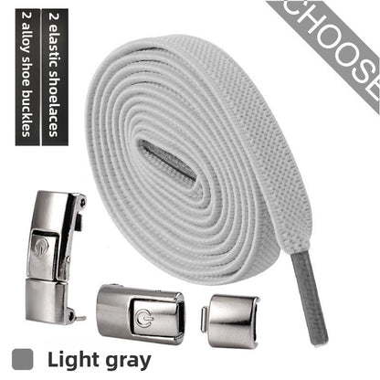 Adjustable Elastic Shoelaces with Quick-Release Buckle