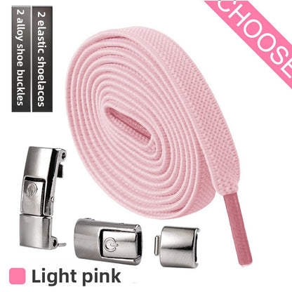Adjustable Elastic Shoelaces with Quick-Release Buckle