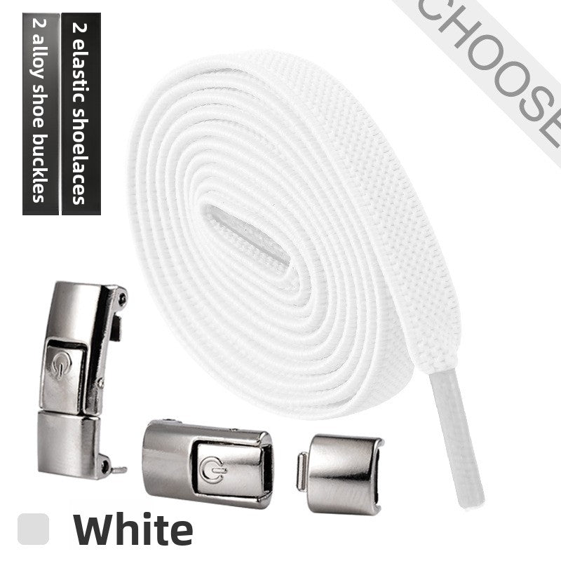 Adjustable Elastic Shoelaces with Quick-Release Buckle