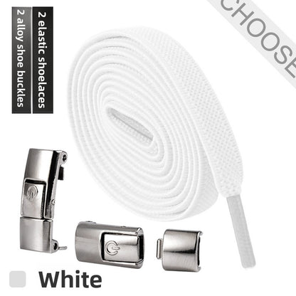 Adjustable Elastic Shoelaces with Quick-Release Buckle