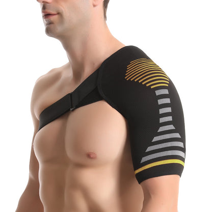 Adjustable elastic shoulder strap