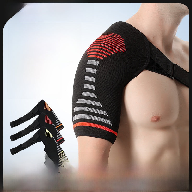 Adjustable elastic shoulder strap