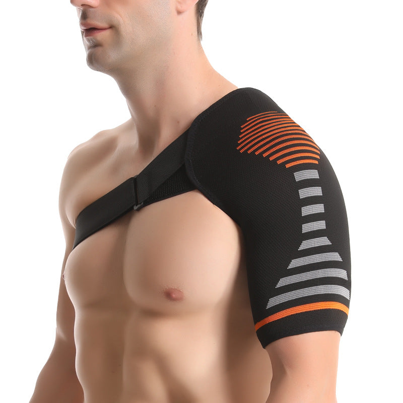 Adjustable elastic shoulder strap