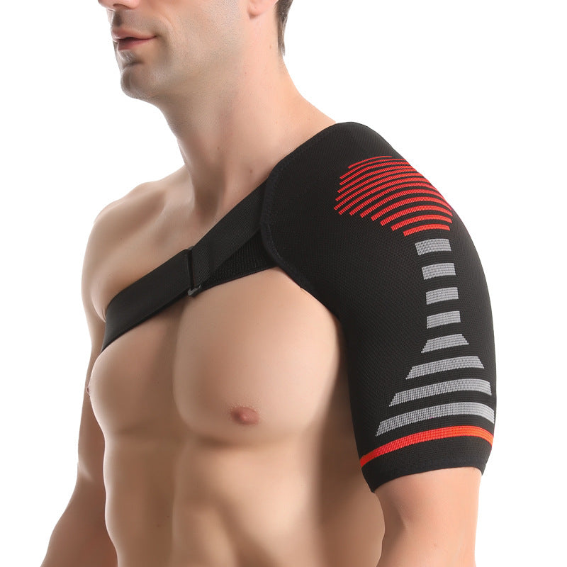 Adjustable elastic shoulder strap