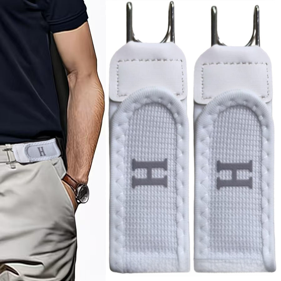 Adjustable Elastic Waist Belt with Iron Hook