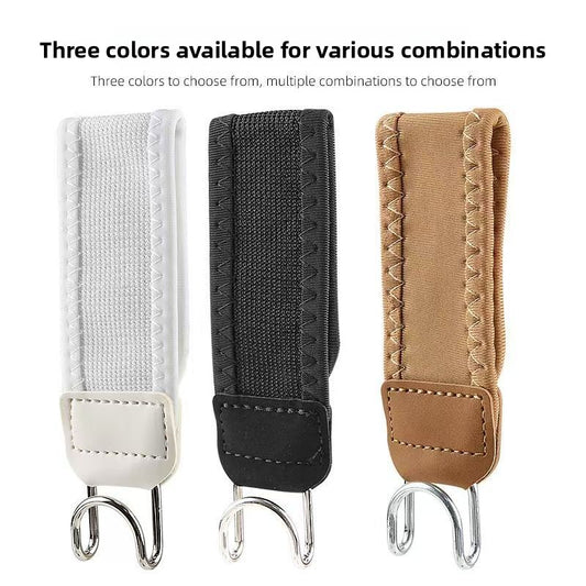 Adjustable Elastic Waist Belt with Metal Buckle