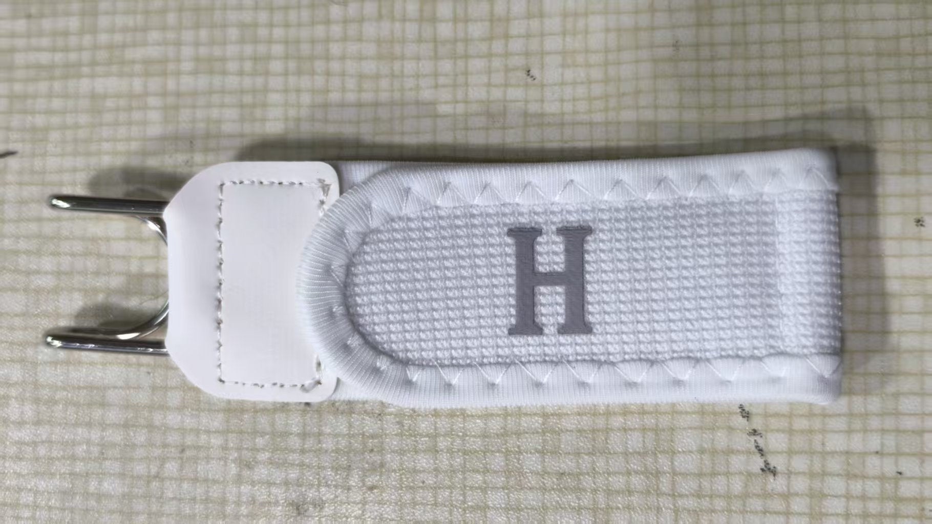 Adjustable Elastic Waist Belt with Metal Hook