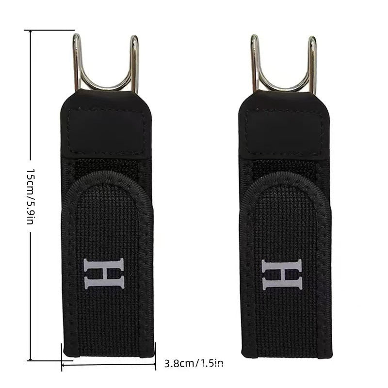 Adjustable Elastic Waist Belt with Metal Hook