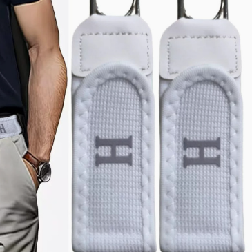 Adjustable Elastic Waist Belt with Metal Hook