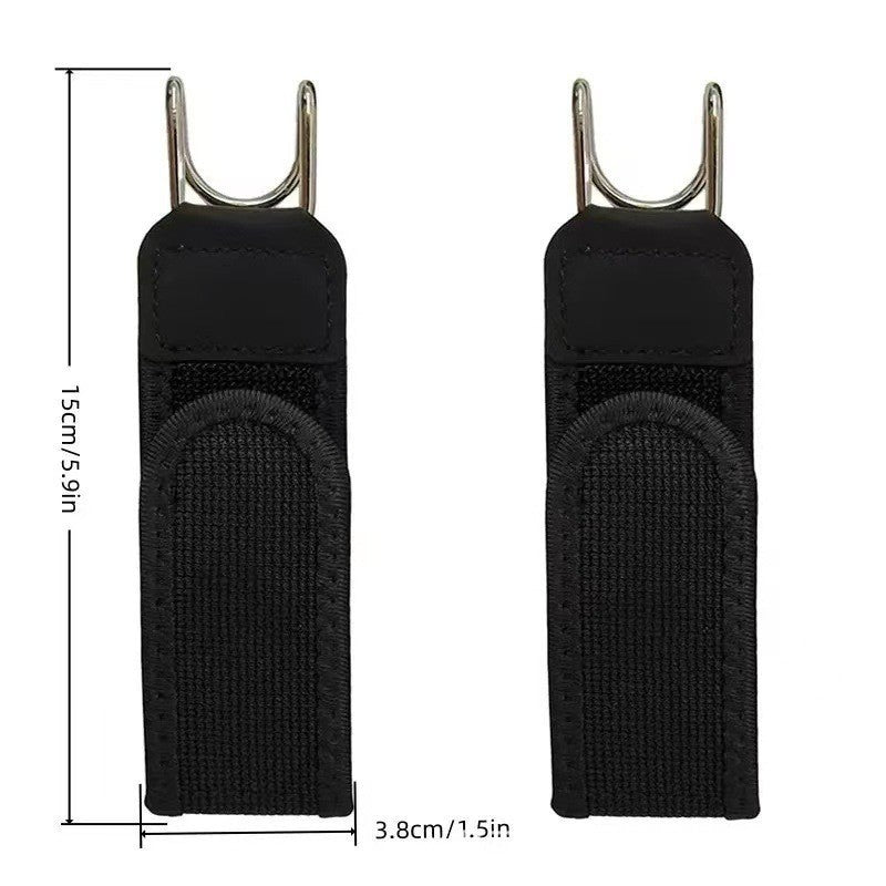 Adjustable Elastic Waist Belt with Metal Hook