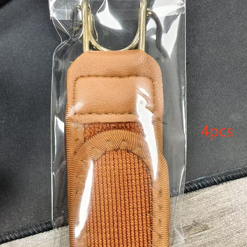Adjustable Elastic Waist Belt with Metal Hook