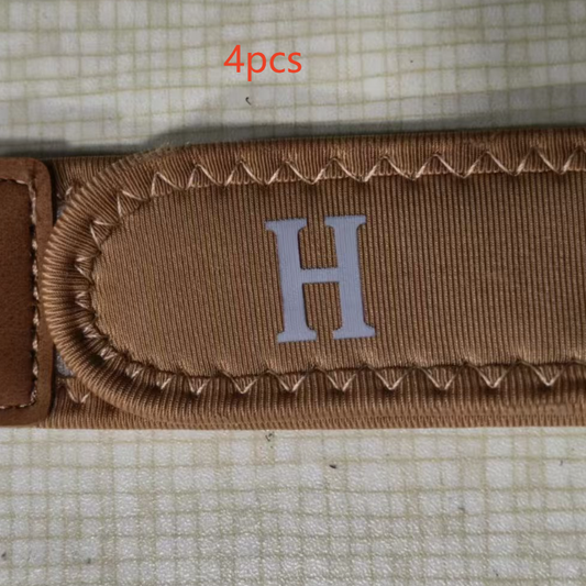 Adjustable Elastic Waist Belt with Metal Hook