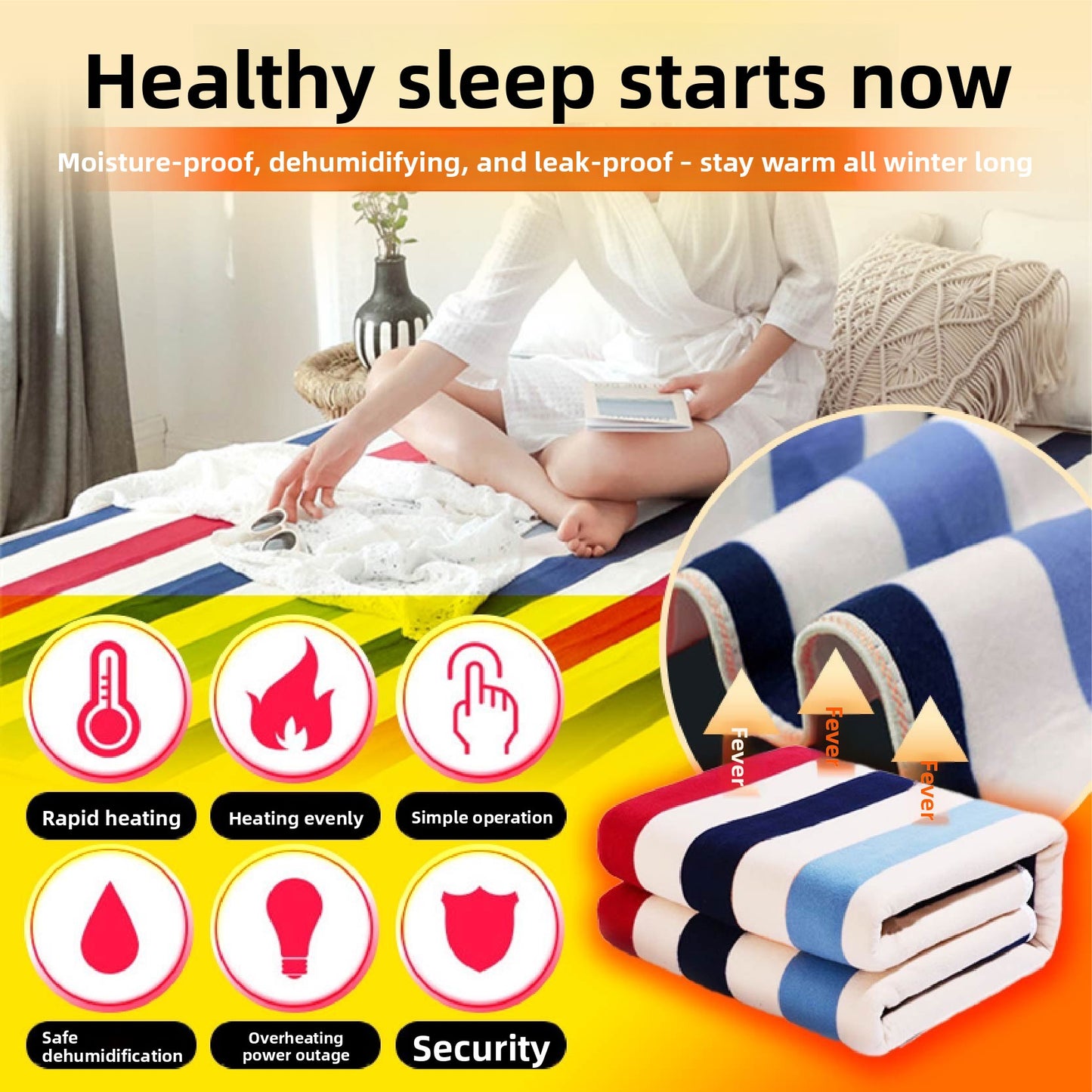 Adjustable Electric Heating Blanket