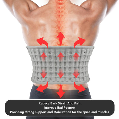 Adjustable Electric Heating Waist Belt with Massage and Red Light