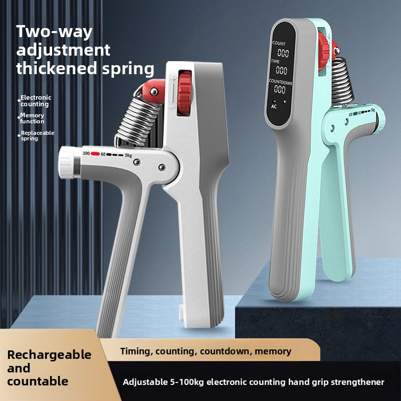 Adjustable Electronic Counting Grip Trainer for Fitness