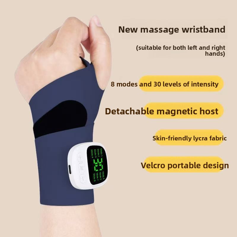 Adjustable EMS Wrist Massager with Heating Function