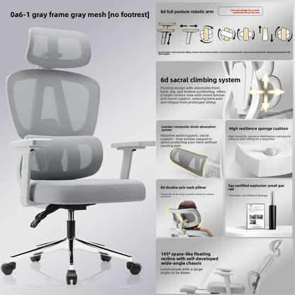 Adjustable Ergonomic Office Chair with Lumbar Support
