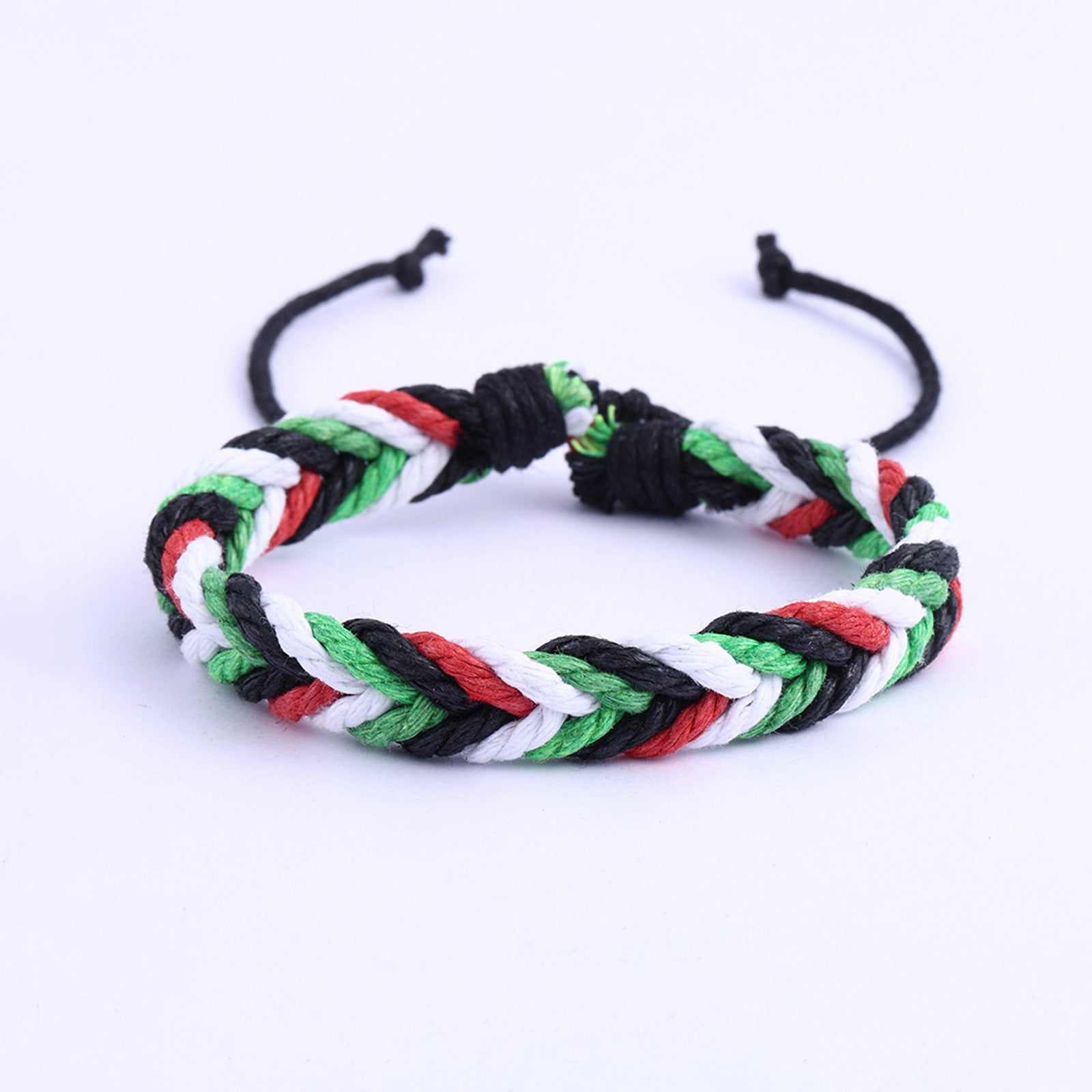 Adjustable Ethnic Beaded Bracelet