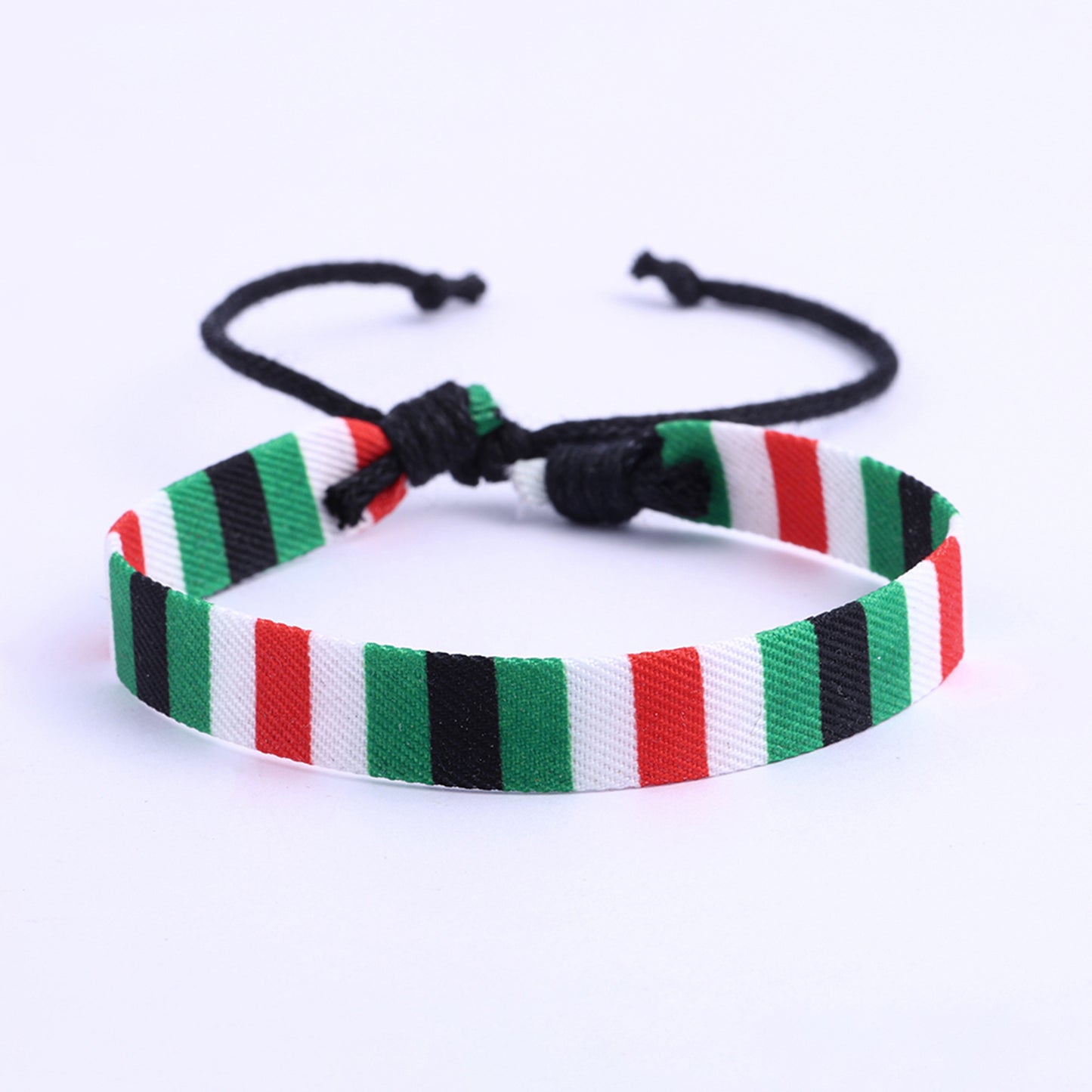 Adjustable Ethnic Beaded Bracelet