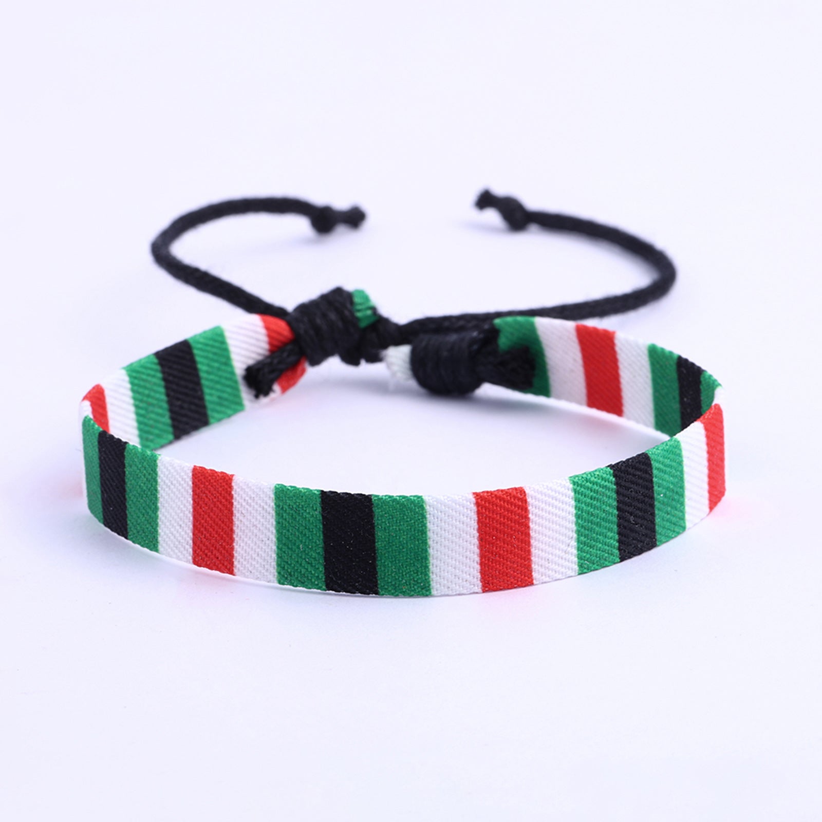 Adjustable Ethnic Beaded Bracelet