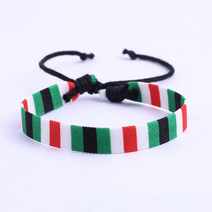 Adjustable Ethnic Beaded Bracelet