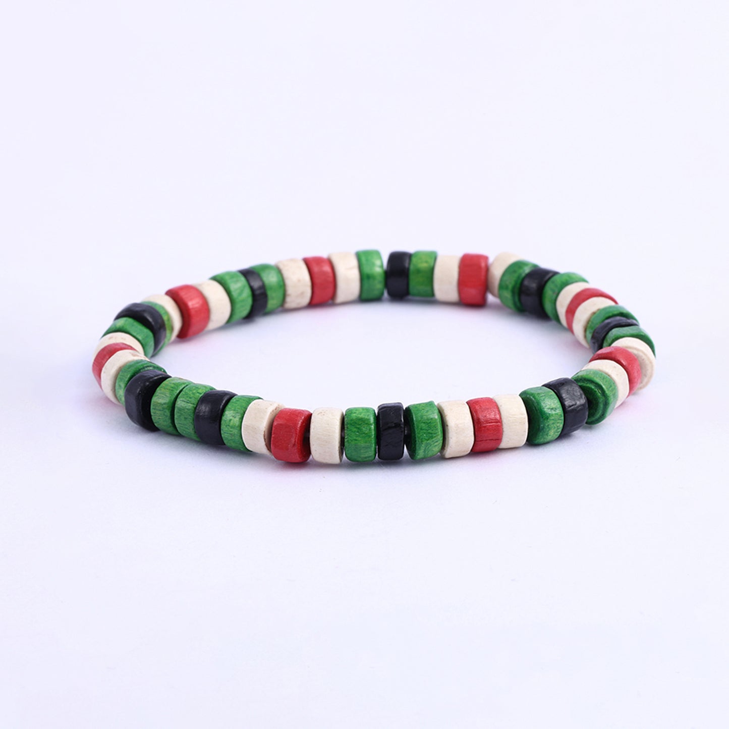 Adjustable Ethnic Beaded Bracelet