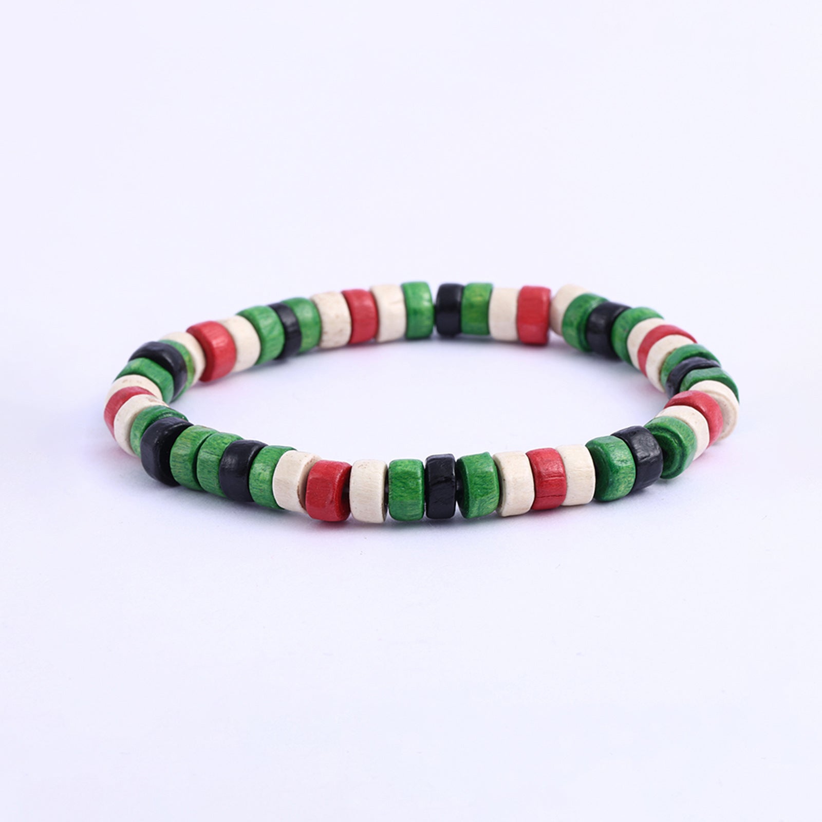 Adjustable Ethnic Beaded Bracelet