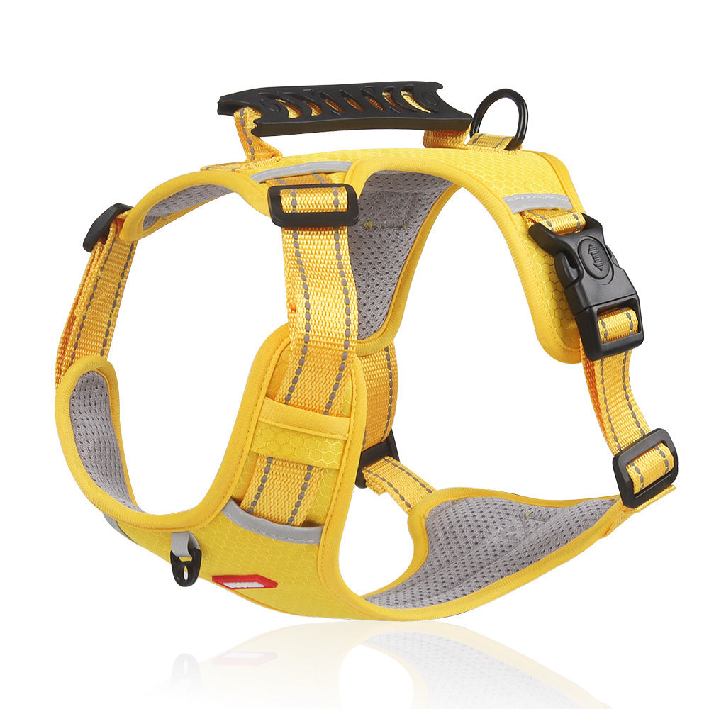 Adjustable Explosion-Proof Dog Harness with Leash