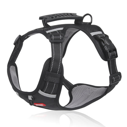 Adjustable Explosion-Proof Dog Harness with Leash