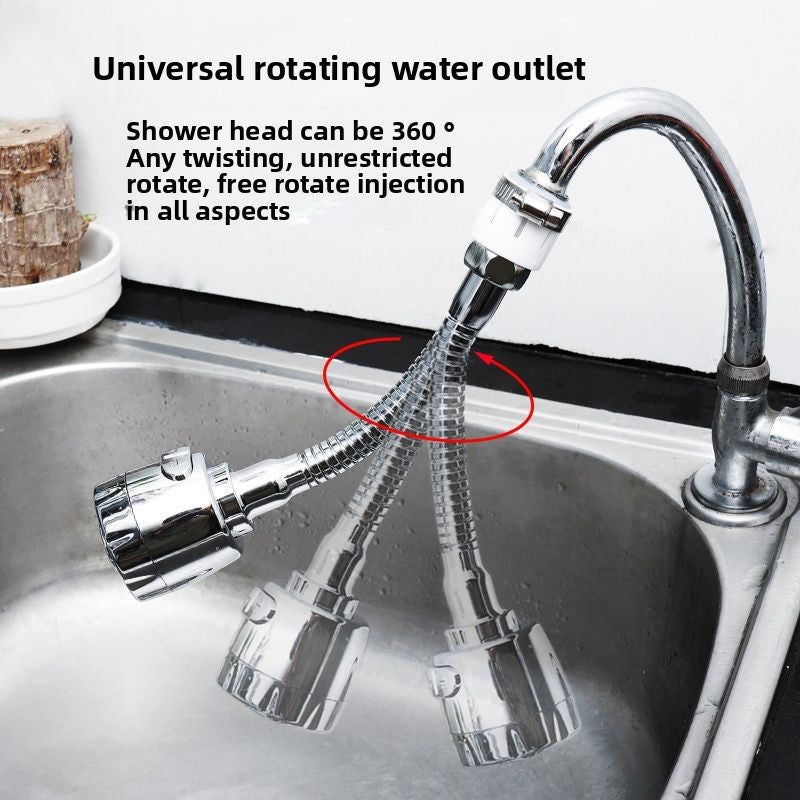 Adjustable Faucet Splash Head Extension