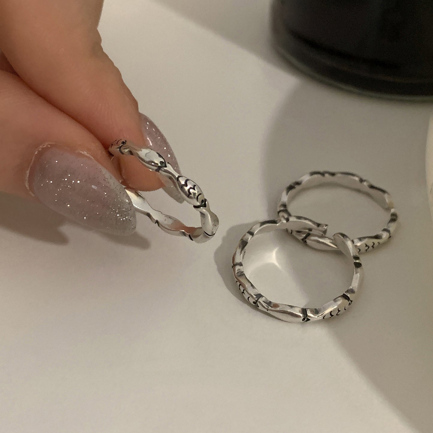 Adjustable Fish Design Ring