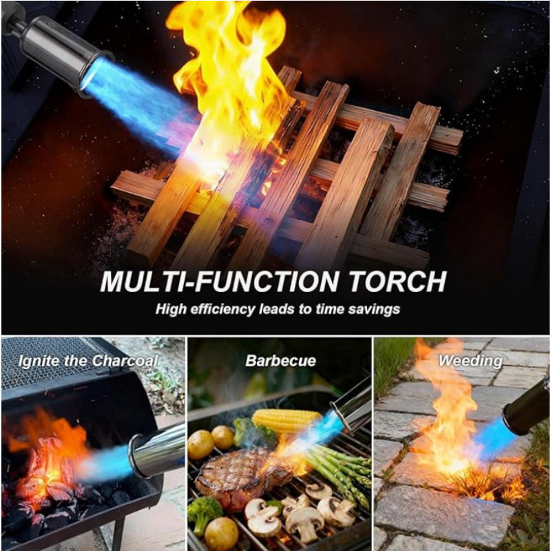 Adjustable Flame Torch Gun with Safety Lock