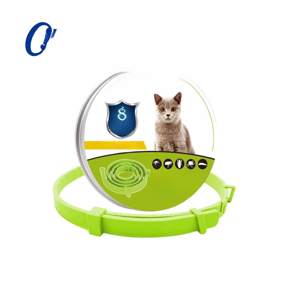 Adjustable Flea and Tick Repellent Collar for Dogs and Cats