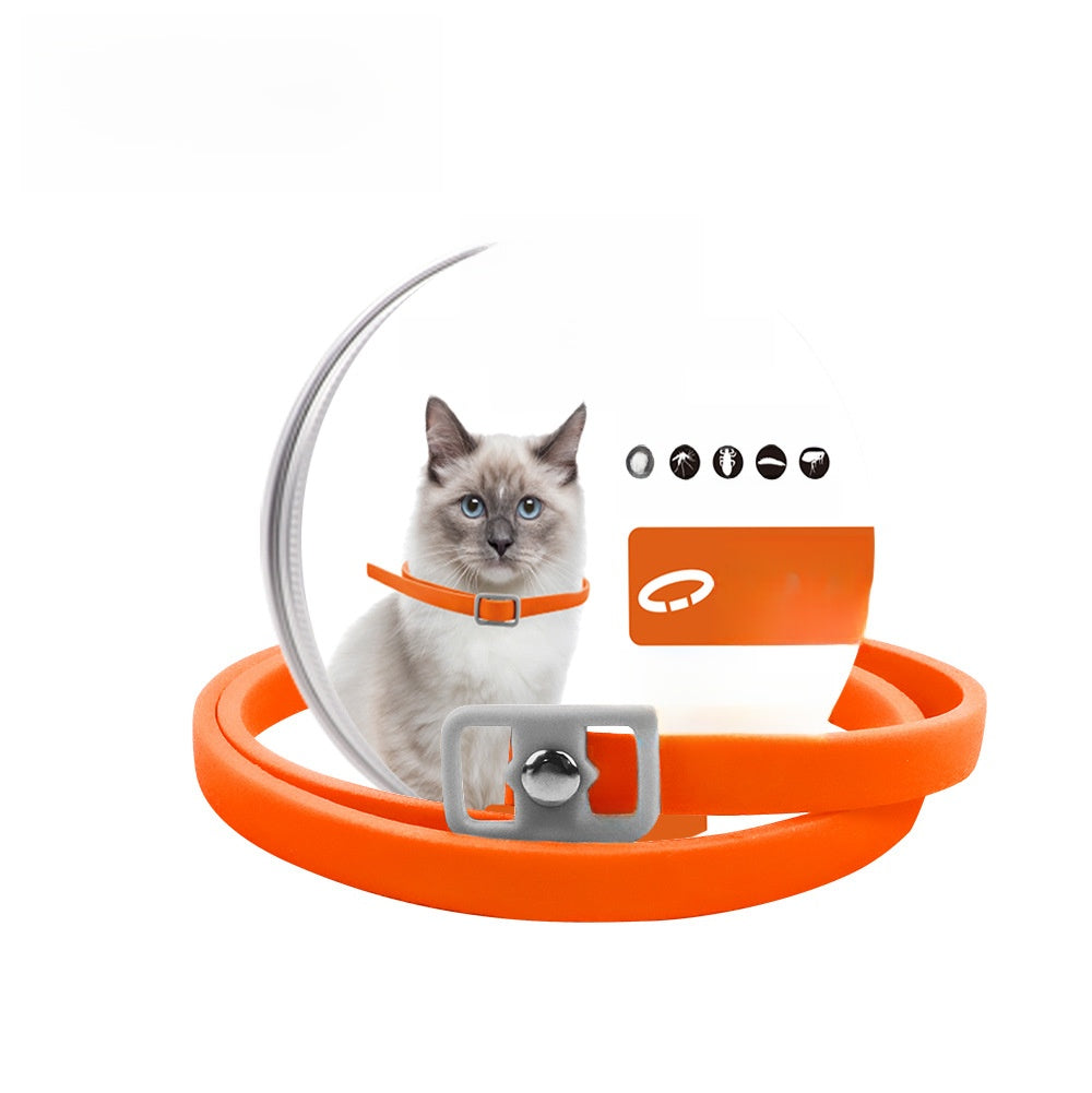 Adjustable Flea and Tick Repellent Collar for Dogs and Cats