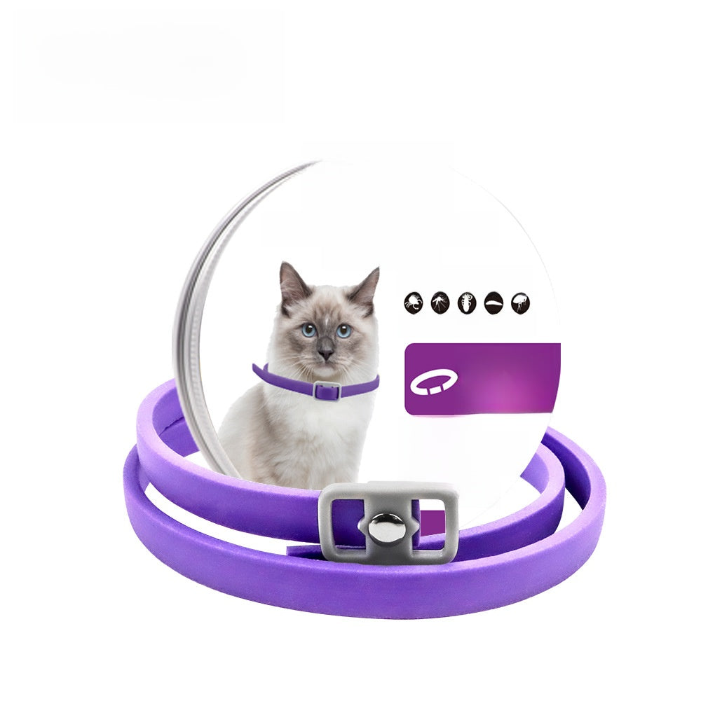 Adjustable Flea and Tick Repellent Collar for Dogs and Cats