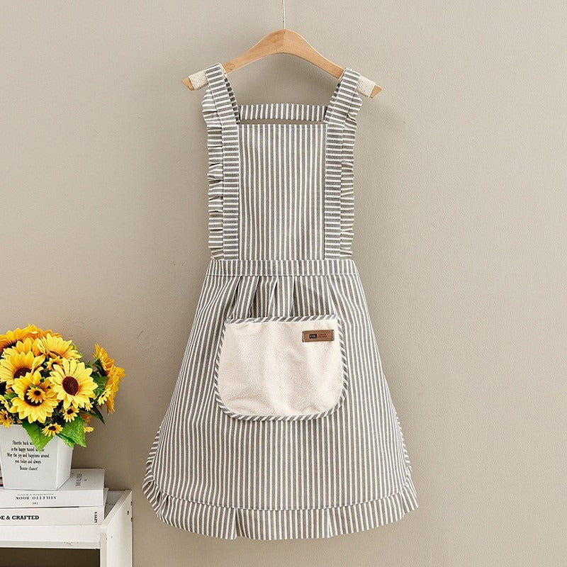 Adjustable Floral Kitchen Apron