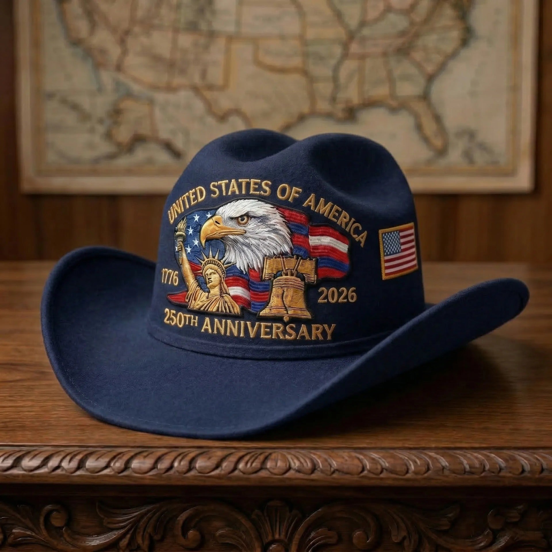 Adjustable Foldable Cowboy Hat