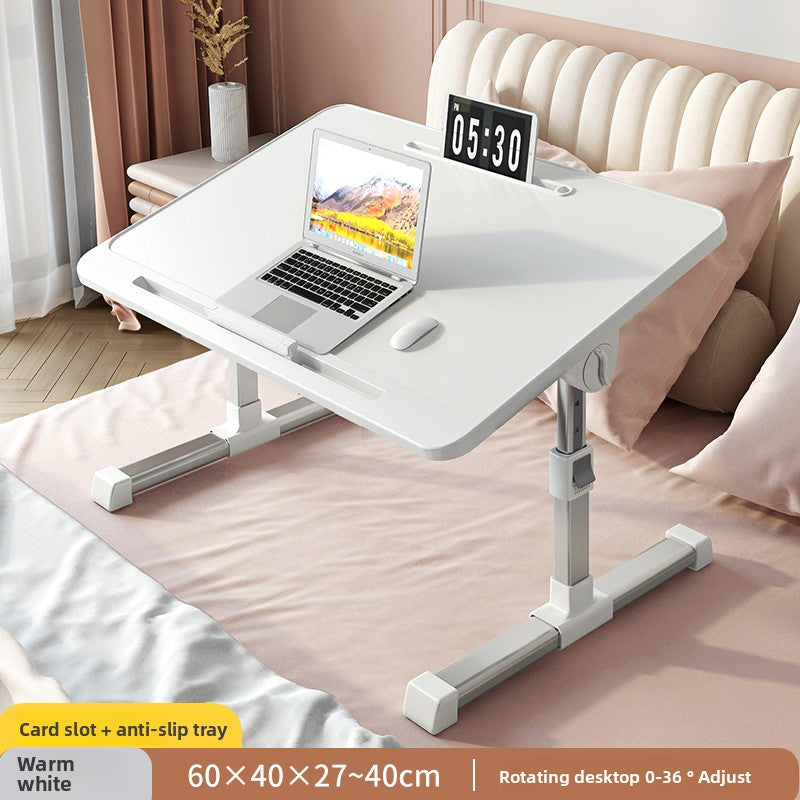 Adjustable Foldable Laptop Bed Desk with USB Port