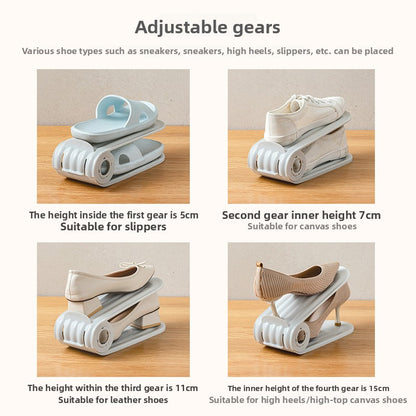 Adjustable Foldable Shoe Rack