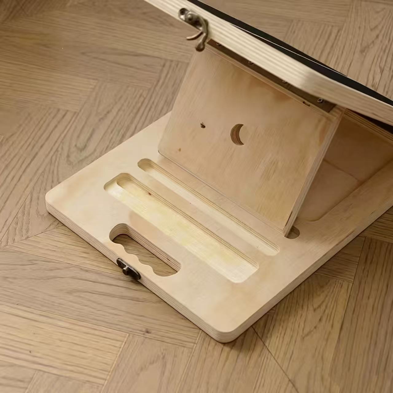 Adjustable Foldable Wooden Stretching Fitness Pedal
