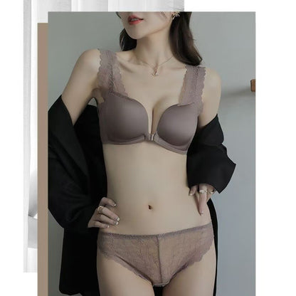 Adjustable Front Closure Wireless Bra Set